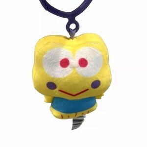 Sanrio Keroppi Blacklight Pink Plush Bag Clip On Keychain NEW 2024 HTF